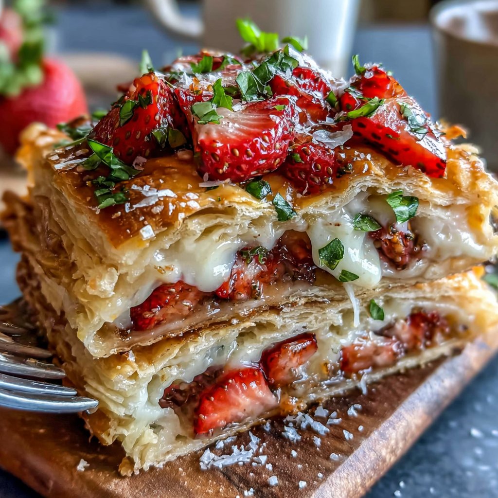 Strawberry Basil Tart