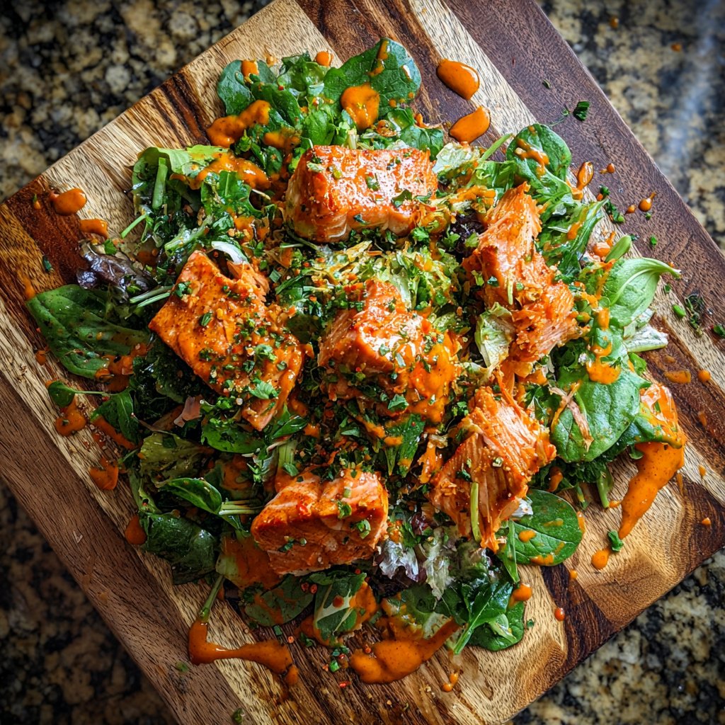 Smoky Chipotle Salmon Salad