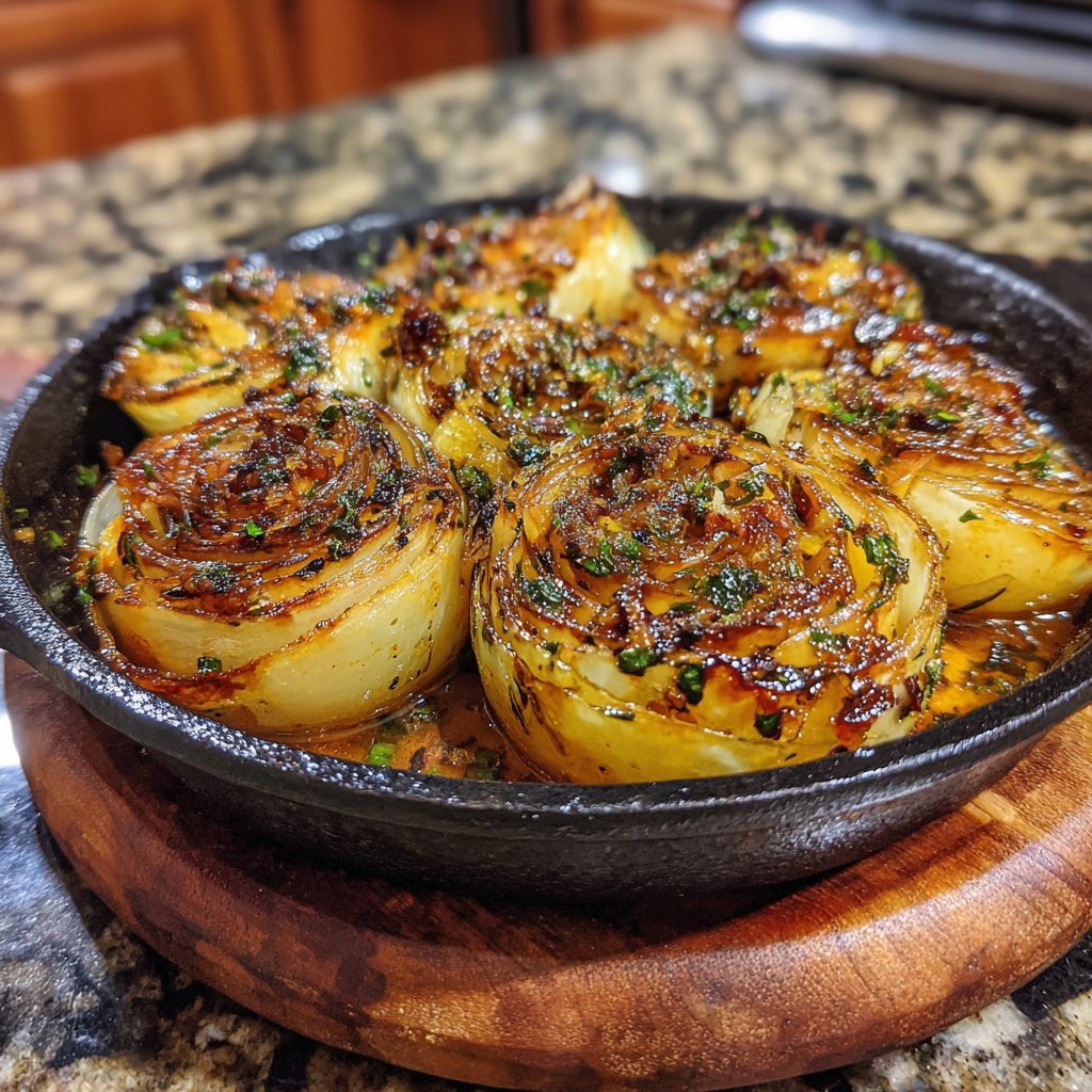 Herb Butter Onion Boil
