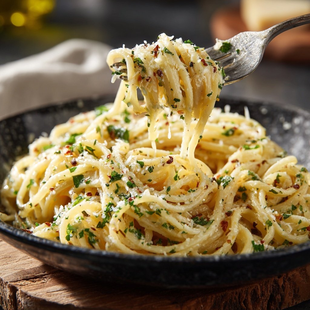 Quick Garlic Butter Pasta