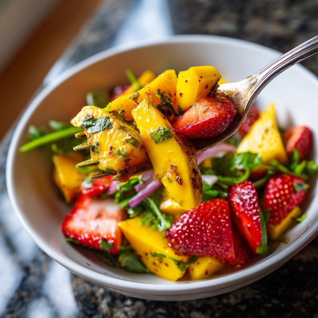 Mango Strawberry Summer Salad