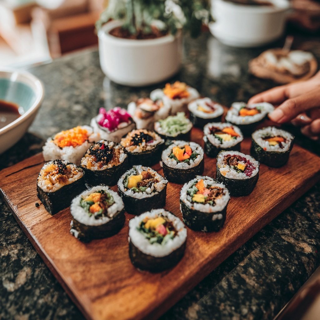 Global Japanese Sushi Rolls