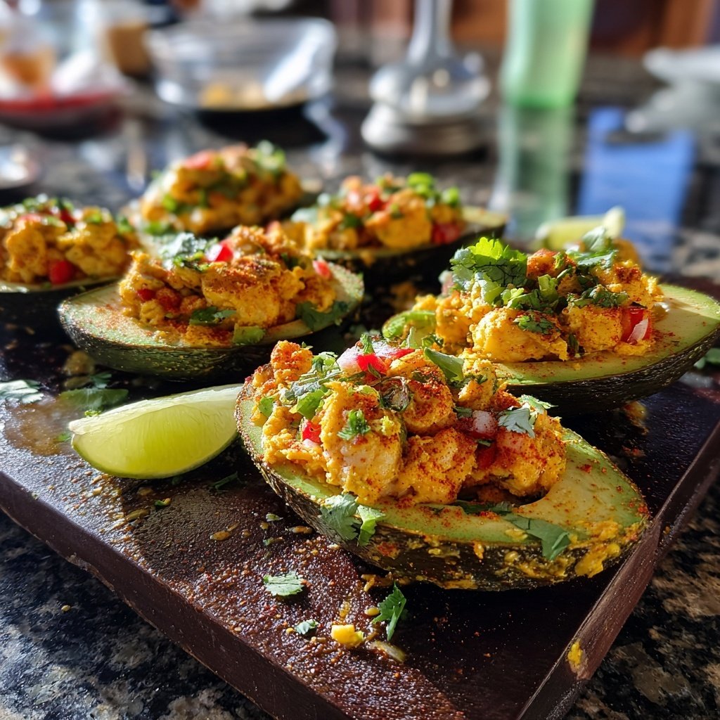 Crawfish-stuffed Avocado Boats