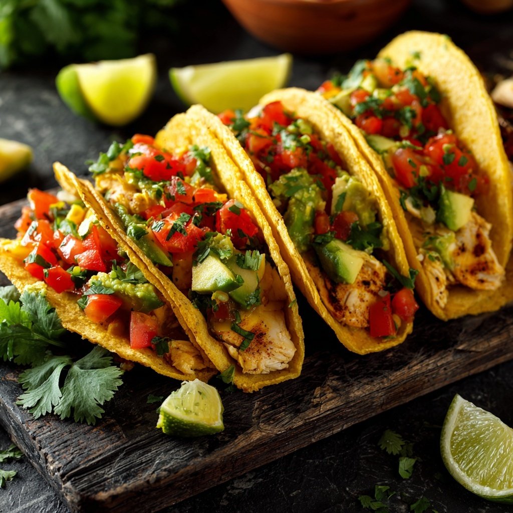 Global Mexican Chicken Tacos